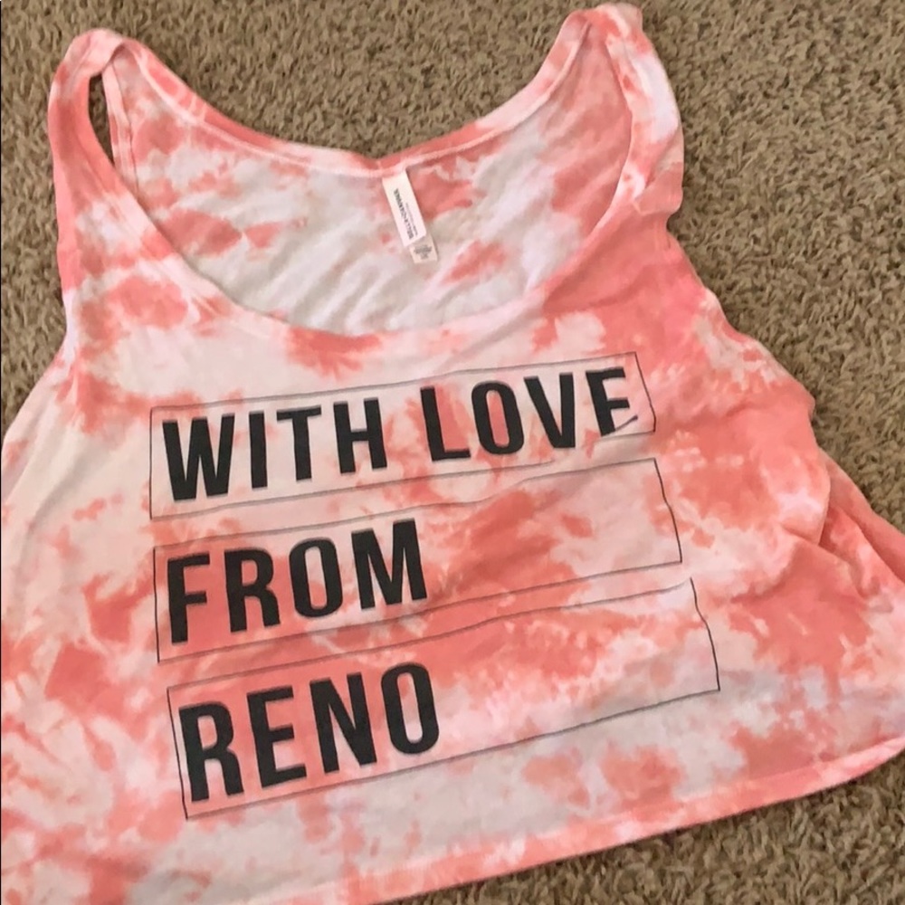 Tie-dye crop tank